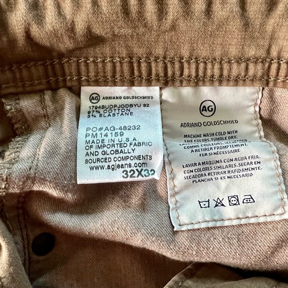 AG Everett chinos dark brown size 32” w 30” l (tailored) - Picture 3 of 5